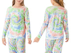 Topgal Little & Big Girls Pajamas Rainbow Unicorn Cotton Long Sleeve PJ Set Size 12