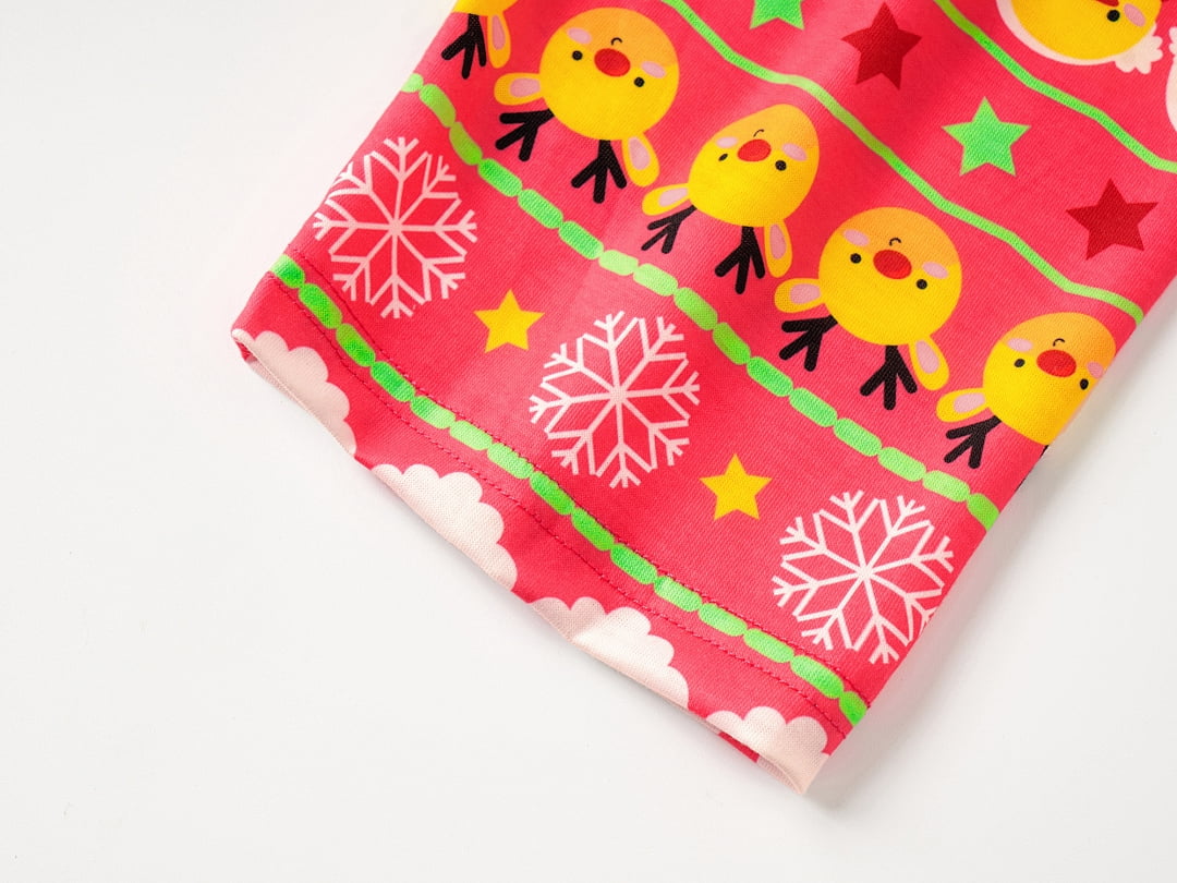 Topgal Soft Big Girls Christmas Pajamas 2-Piece Long Sleeve & Pants Snowman Jammie Set PJS for Tween Kids Size 10 (Part 2 of 2)