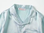 Topgal Satin Pajamas for Girls Beige & Pink Leopard 2 PC Short Sleeves Teen Girl Silky Nightwear Size 10 (Part 1 of 2)