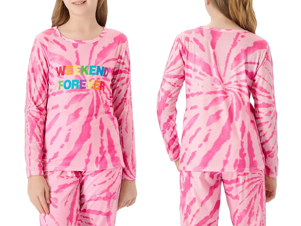 Topgal Little & Big Girls Pajamas Rainbow Unicorn Cotton Long Sleeve PJ Set Size 12