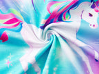 Topgal Tween Girls Pajamas Tie Dye Rainbow Unicorn Cotton Tank Top & Shorts PJS Size 18