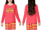 Topgal Soft Big Girls Christmas Pajamas 2-Piece Long Sleeve & Pants Snowman Jammie Set PJS for Tween Kids Size 10 (Part 2 of 2)