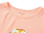 Topgal Girls Cotton Knit Pajamas Toddler Summer Top & Shorts Sung Fit Dog Pjs Orange Sleepwear Clothes Set Size 10