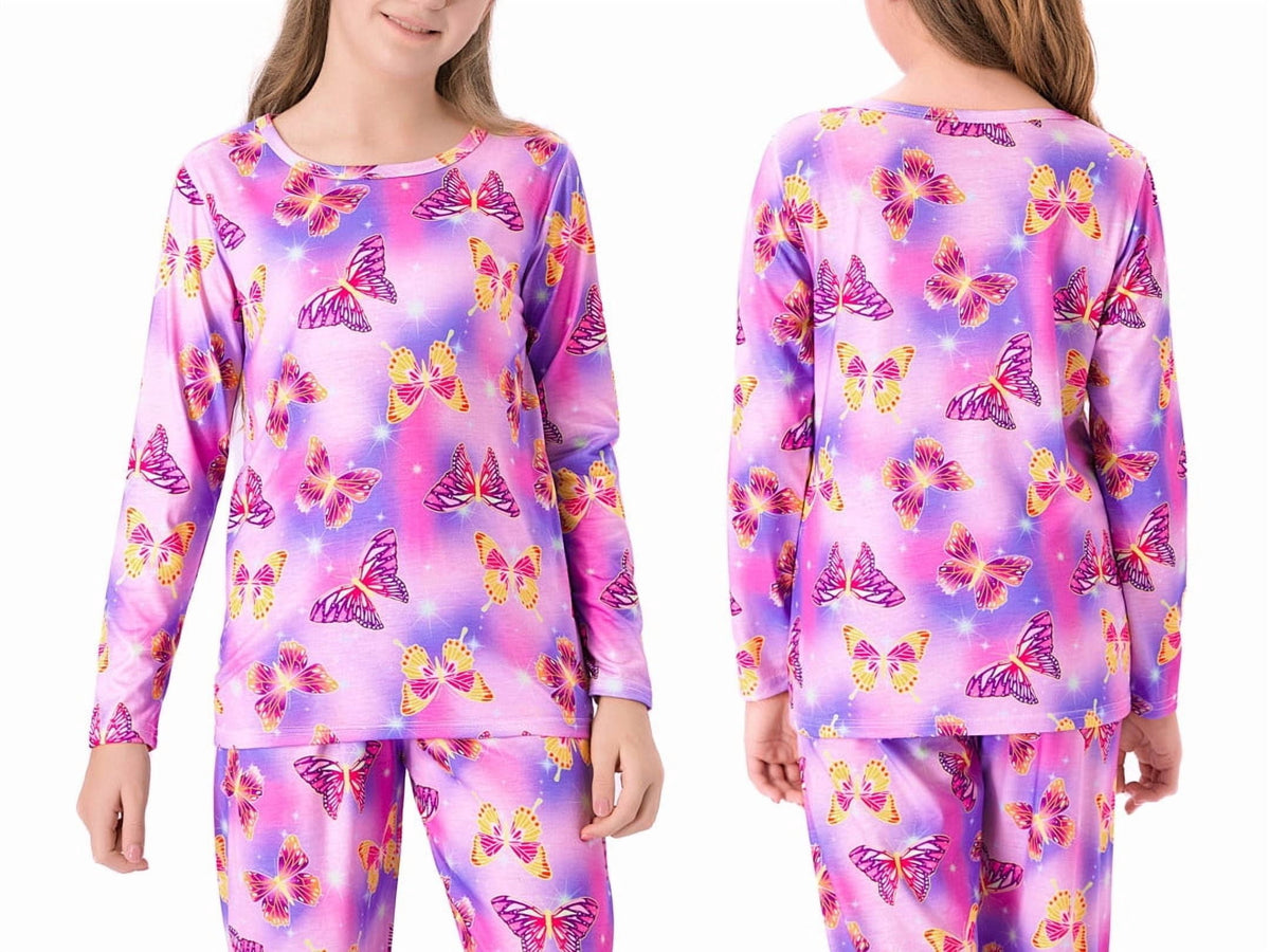 Topgal Soft Big Girls Christmas Pajamas 2-Piece Long Sleeve & Pants Snowman Jammie Set PJS for Tween Kids Size 10 (Part 1 of 2)