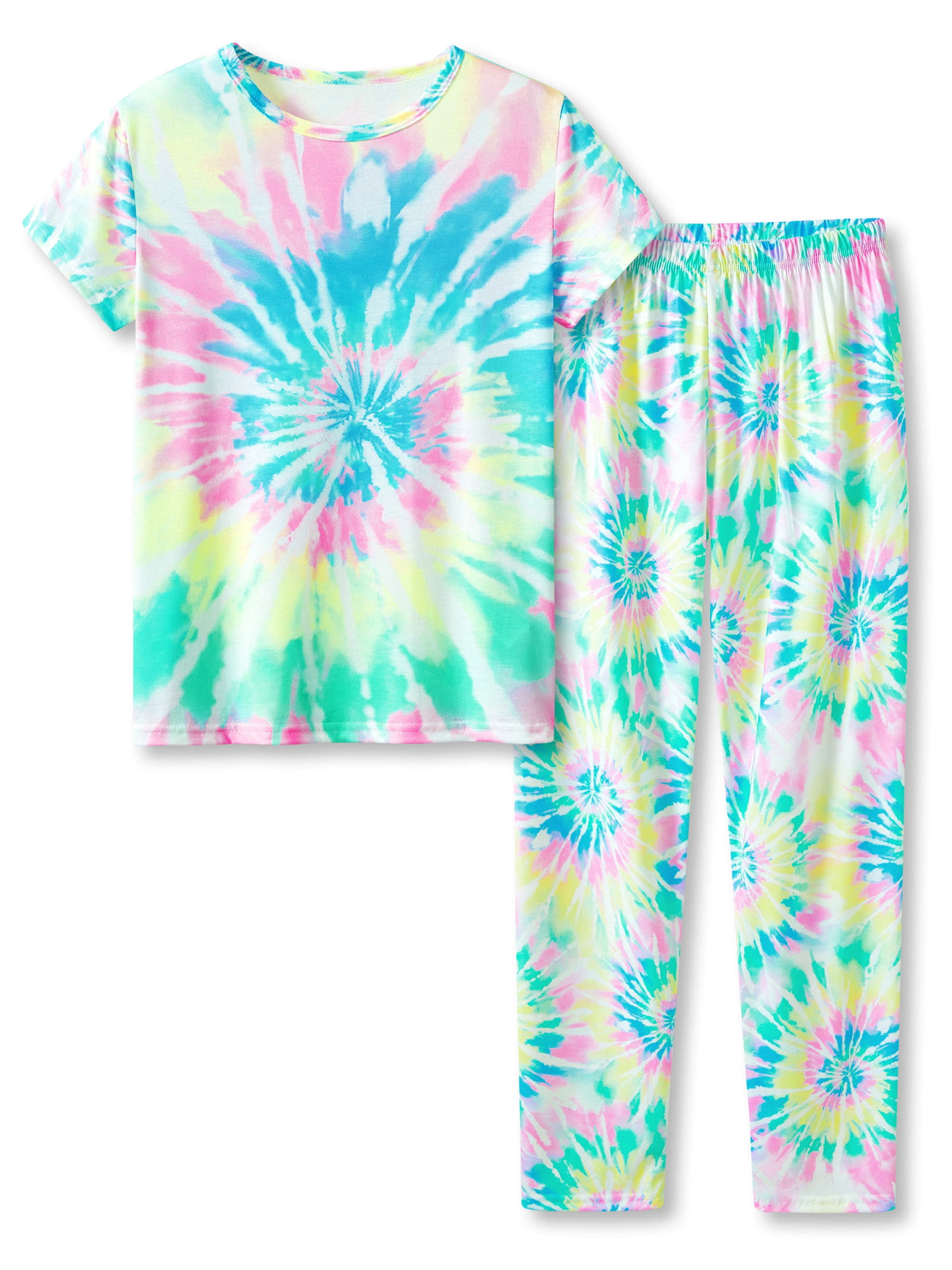 Topgal Soft Big Girls Christmas Pajamas 2-Piece Long Sleeve & Pants Snowman Jammie Set PJS for Tween Kids Size 10 (Part 1 of 2)