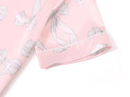 Topgal Satin Pajamas for Girls Beige & Pink Leopard 2 PC Short Sleeves Teen Girl Silky Nightwear Size 10 (Part 2 of 2)