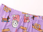 Topgal Rib Knit Pajamas for Little Girls Toddler Snug Fit Leopard 2 Piece Stretch Sleepwear Pjs Set Size 10