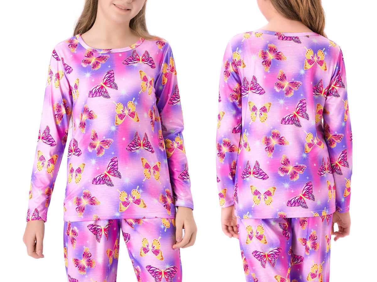 Topgal Soft Big Girls Christmas Pajamas 2-Piece Long Sleeve & Pants Snowman Jammie Set PJS for Tween Kids Size 10 (Part 1 of 2)