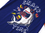 Topgal Boys Long Sleeve Cozy Pajamas Set 2 Piece Seasonal Jammie Shark Pizza All-over Print Grahic PJs Set for Kids Size 10