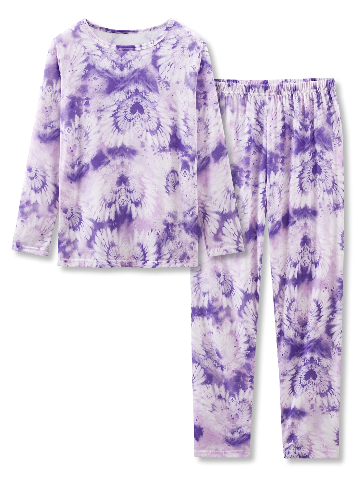 Topgal Little & Big Girls Pajamas Rainbow Unicorn Cotton Long Sleeve PJ Set Size 12