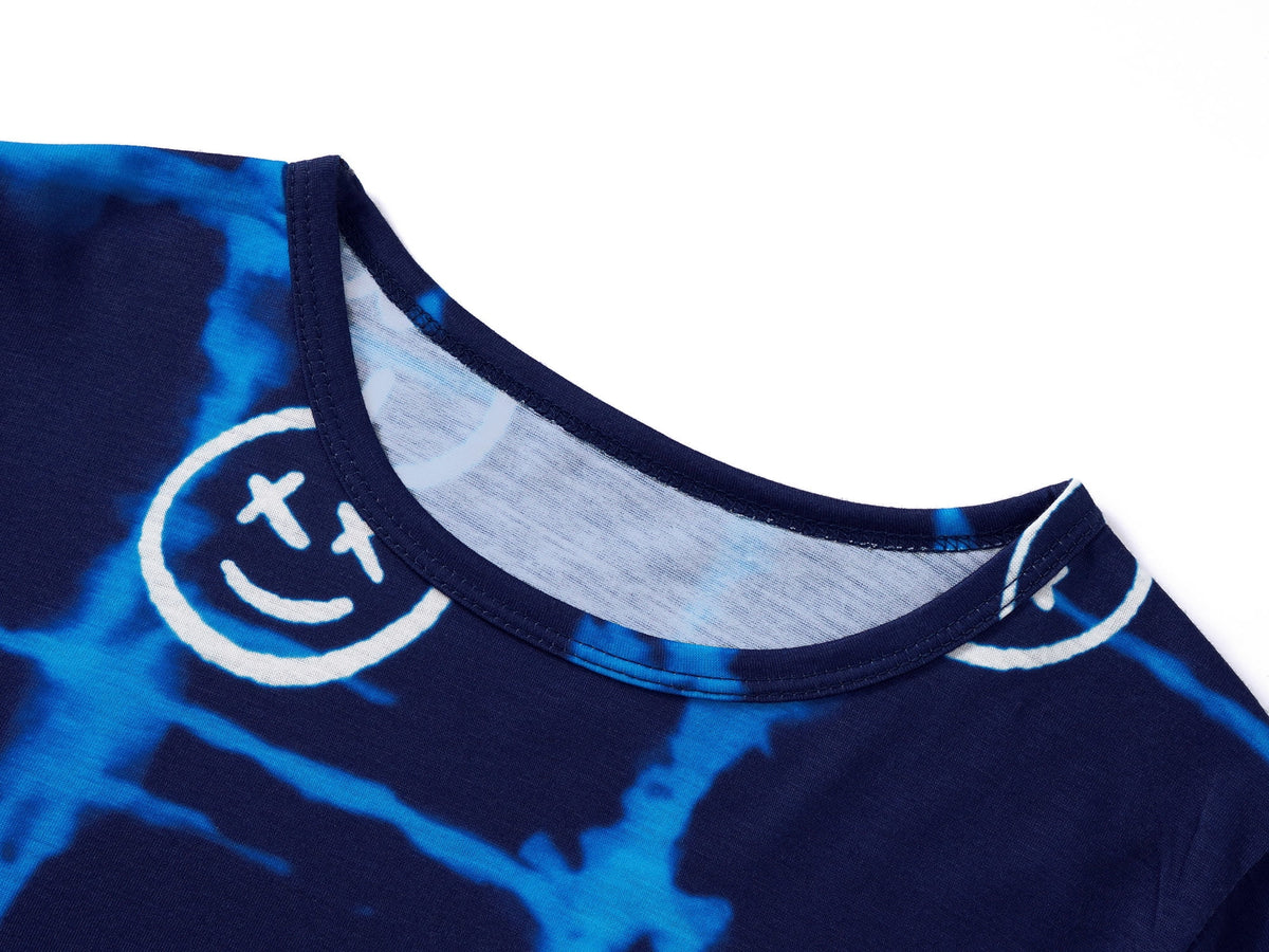 Topgal Boys Long Sleeve Cozy Pajamas Set 2 Piece Seasonal Jammie Shark Pizza All-over Print Grahic PJs Set for Kids Size 10