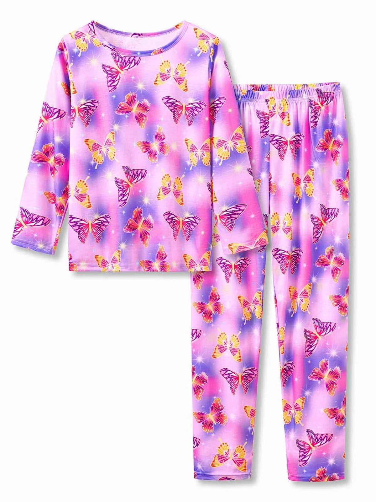 Topgal Soft Big Girls Christmas Pajamas 2-Piece Long Sleeve & Pants Snowman Jammie Set PJS for Tween Kids Size 10 (Part 1 of 2)