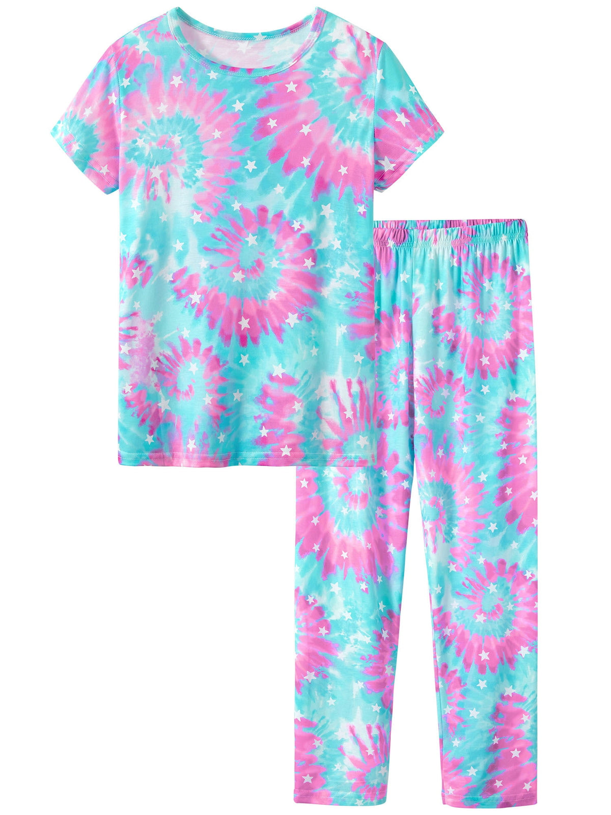 Topgal Soft Big Girls Christmas Pajamas 2-Piece Long Sleeve & Pants Snowman Jammie Set PJS for Tween Kids Size 10 (Part 1 of 2)