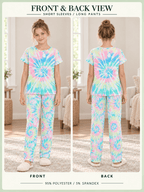 Topgal Soft Big Girls Christmas Pajamas 2-Piece Long Sleeve & Pants Snowman Jammie Set PJS for Tween Kids Size 10 (Part 1 of 2)
