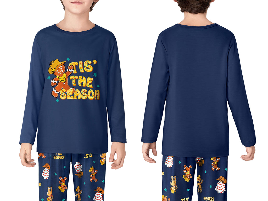 Topgal Boys Long Sleeve Cozy Pajamas Set 2 Piece Seasonal Jammie Shark Pizza All-over Print Grahic PJs Set for Kids Size 10