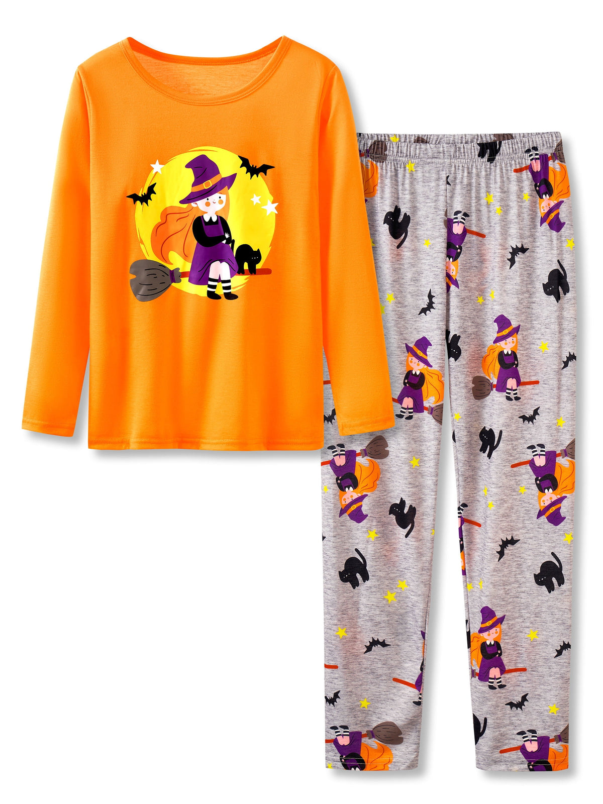 Topgal Soft Big Girls Christmas Pajamas 2-Piece Long Sleeve & Pants Snowman Jammie Set PJS for Tween Kids Size 10 (Part 2 of 2)