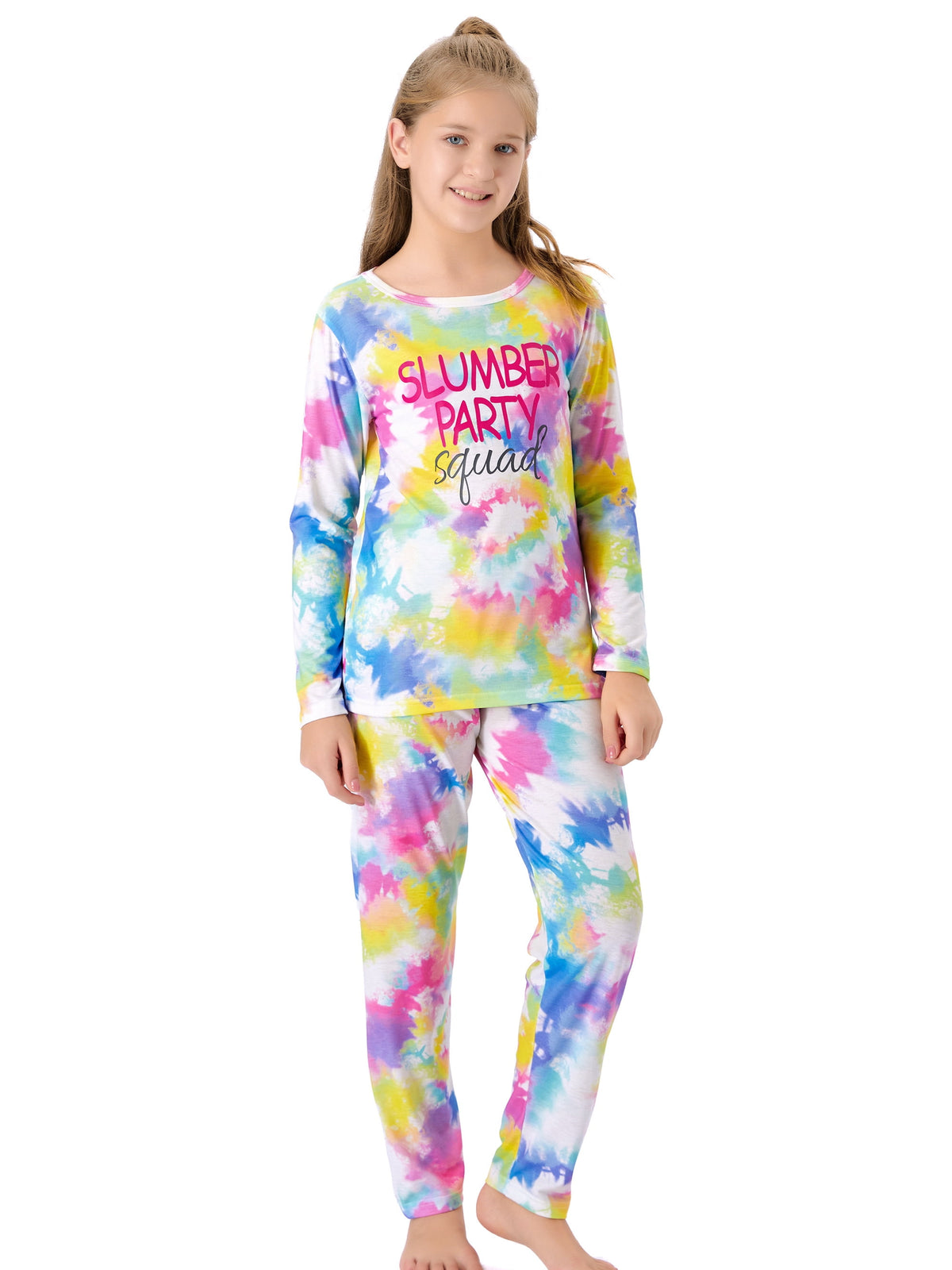 Topgal Soft Big Girls Christmas Pajamas 2-Piece Long Sleeve & Pants Snowman Jammie Set PJS for Tween Kids Size 10 (Part 1 of 2)