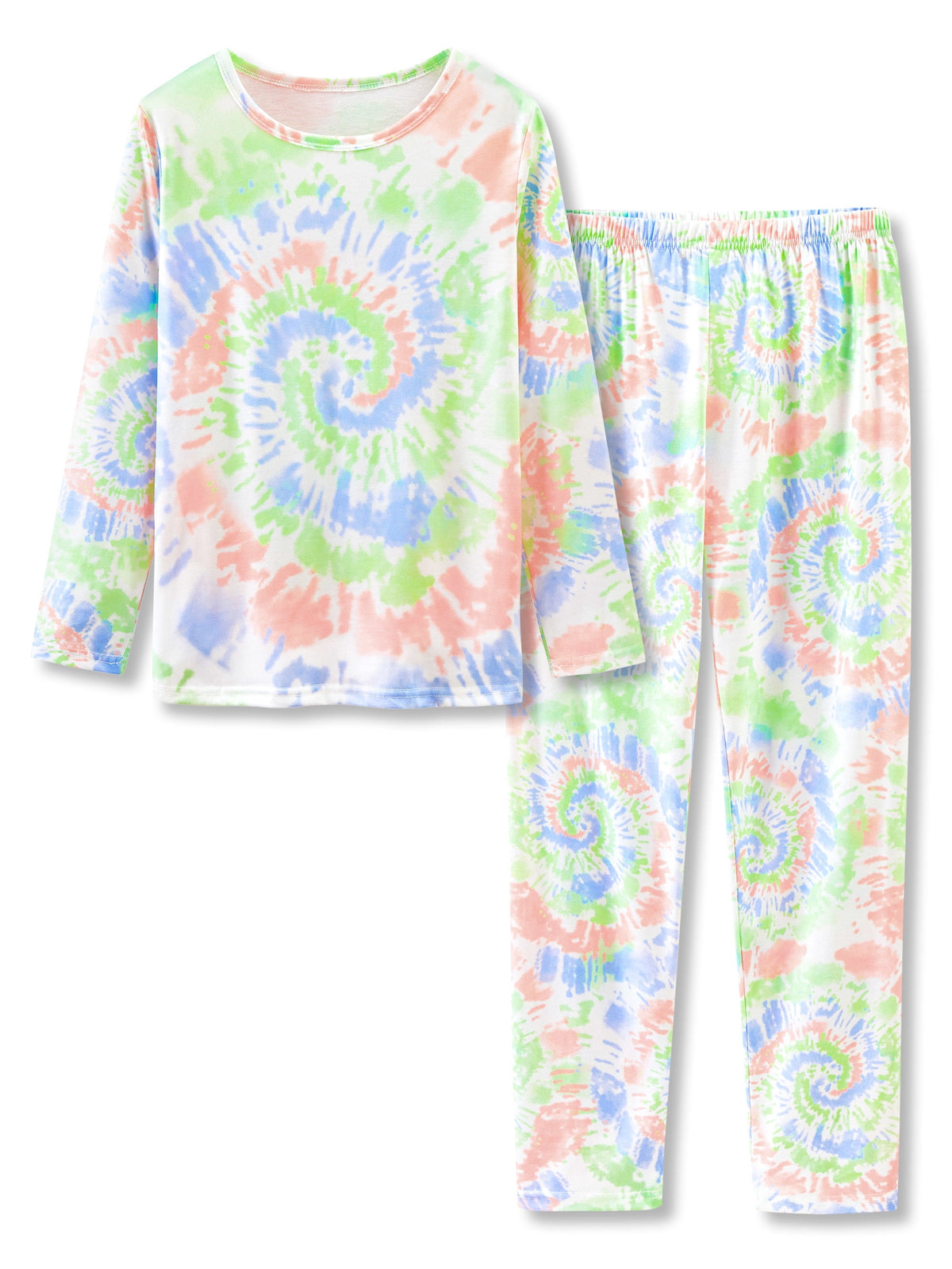 Topgal Little & Big Girls Pajamas Rainbow Unicorn Cotton Long Sleeve PJ Set Size 12