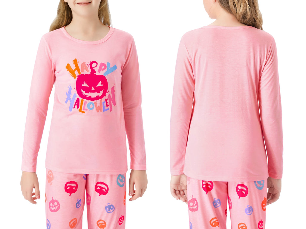 Topgal Soft Big Girls Christmas Pajamas 2-Piece Long Sleeve & Pants Snowman Jammie Set PJS for Tween Kids Size 10 (Part 2 of 2)