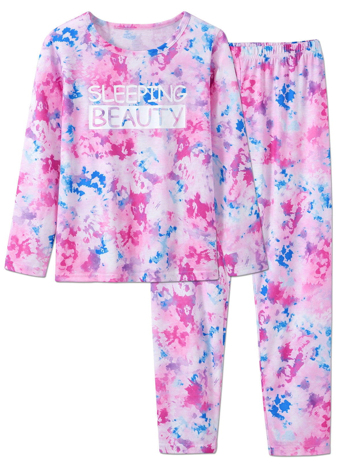 Topgal Soft Big Girls Christmas Pajamas 2-Piece Long Sleeve & Pants Snowman Jammie Set PJS for Tween Kids Size 10 (Part 1 of 2)