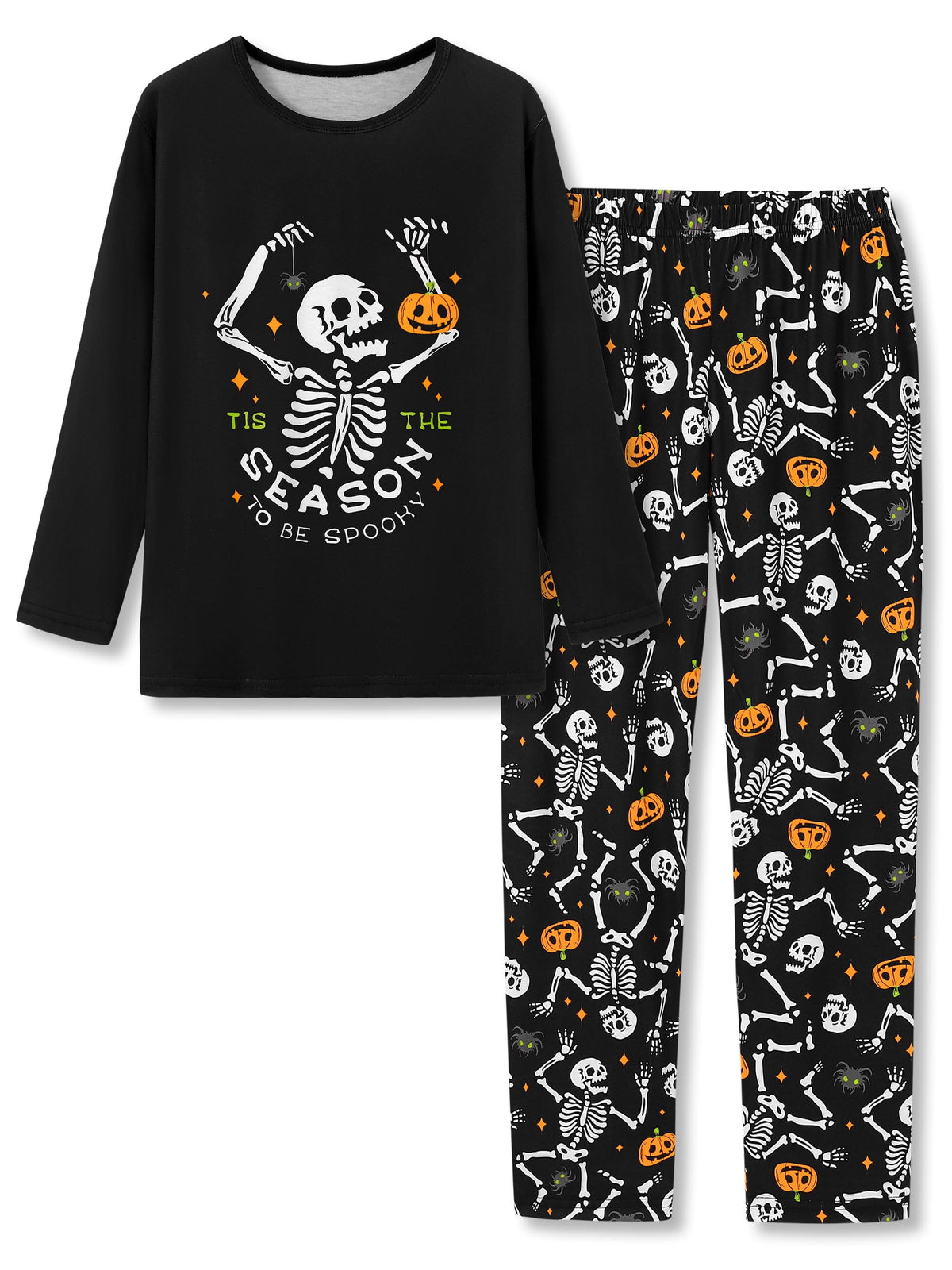 Topgal Boys Long Sleeve Cozy Pajamas Set 2 Piece Seasonal Jammie Shark Pizza All-over Print Grahic PJs Set for Kids Size 10