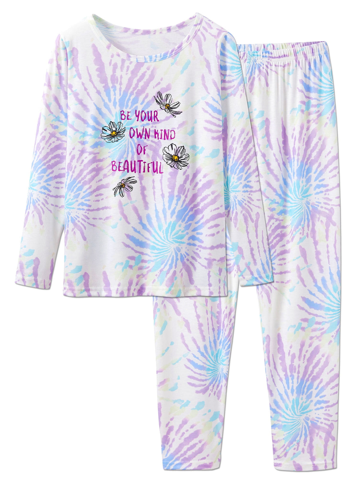 Topgal Soft Big Girls Christmas Pajamas 2-Piece Long Sleeve & Pants Snowman Jammie Set PJS for Tween Kids Size 10 (Part 1 of 2)