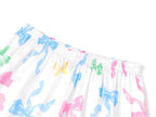 Topgal Satin Pajamas for Girls Beige & Pink Leopard 2 PC Short Sleeves Teen Girl Silky Nightwear Size 10 (Part 2 of 2)