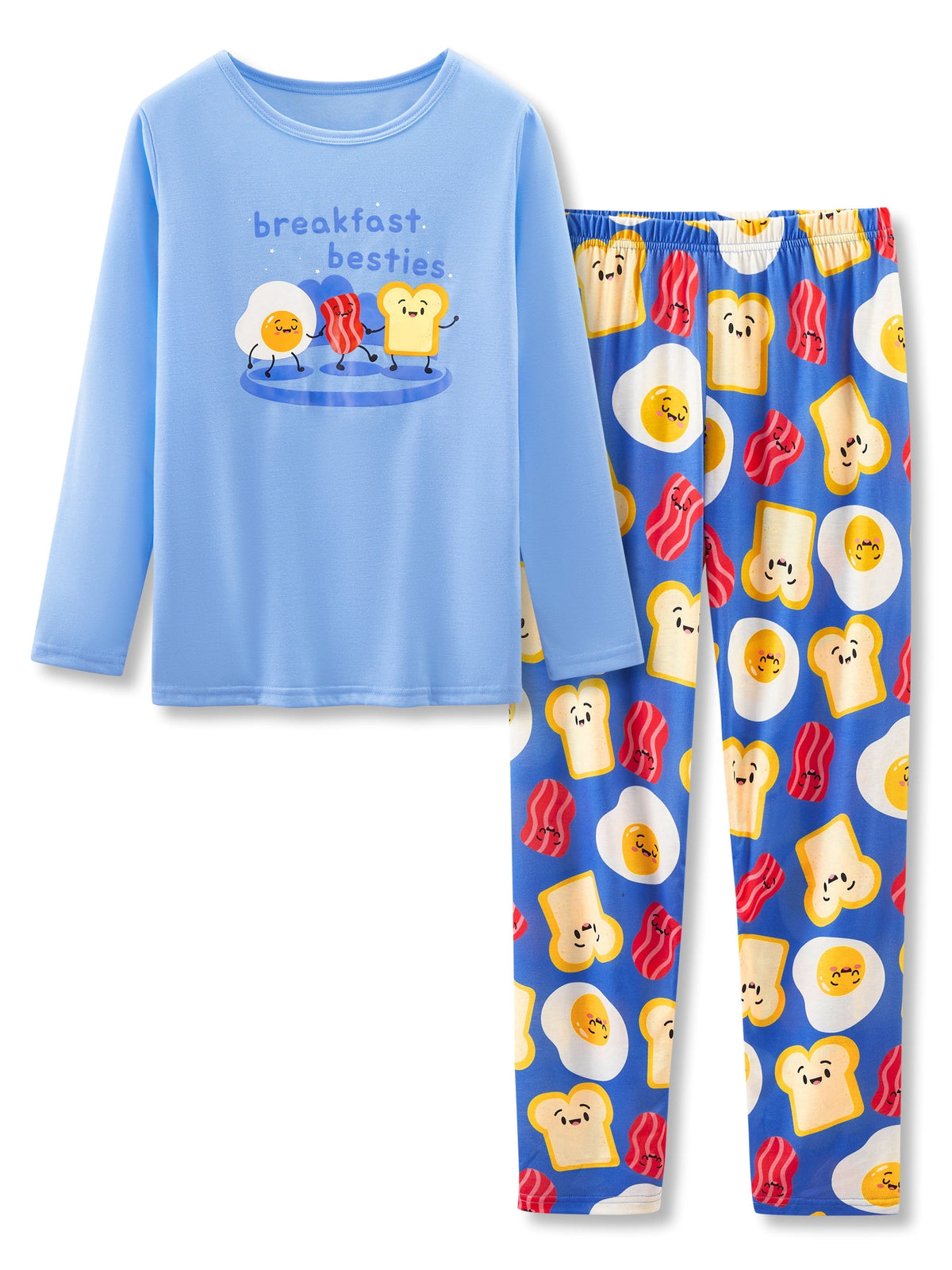 Topgal Little & Big Girls Pajamas Rainbow Unicorn Cotton Long Sleeve PJ Set Size 12