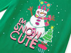Topgal Soft Big Girls Christmas Pajamas 2-Piece Long Sleeve & Pants Snowman Jammie Set PJS for Tween Kids Size 10 (Part 1 of 2)