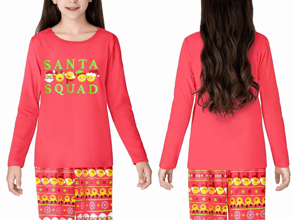 Topgal Soft Big Girls Christmas Pajamas 2-Piece Long Sleeve & Pants Snowman Jammie Set PJS for Tween Kids Size 10 (Part 2 of 2)
