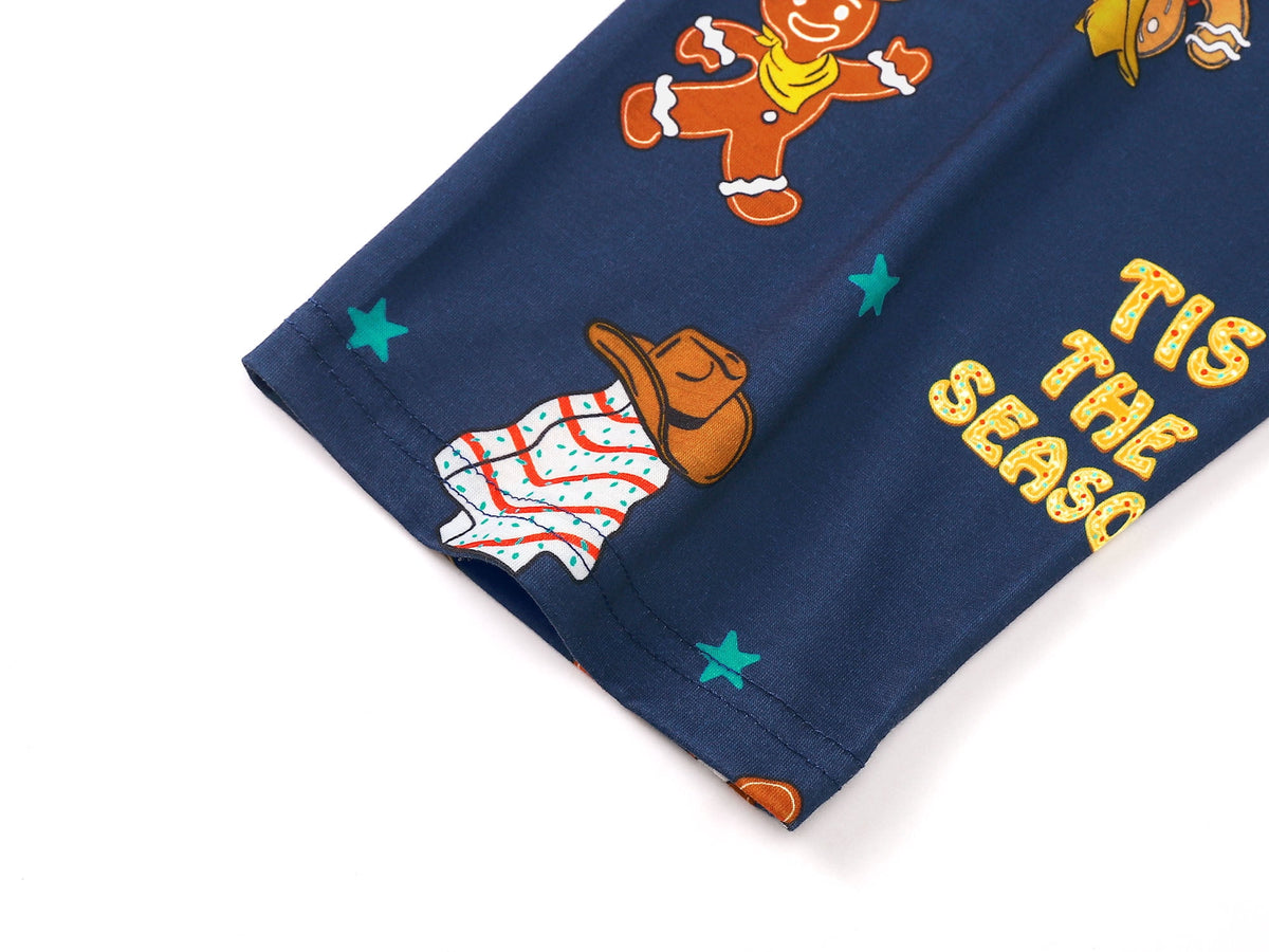 Topgal Boys Long Sleeve Cozy Pajamas Set 2 Piece Seasonal Jammie Shark Pizza All-over Print Grahic PJs Set for Kids Size 10