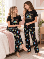 Topgal Soft Big Girls Christmas Pajamas 2-Piece Long Sleeve & Pants Snowman Jammie Set PJS for Tween Kids Size 10 (Part 2 of 2)