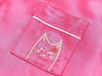 Topgal Satin Pajamas for Girls Beige & Pink Leopard 2 PC Short Sleeves Teen Girl Silky Nightwear Size 10 (Part 1 of 2)