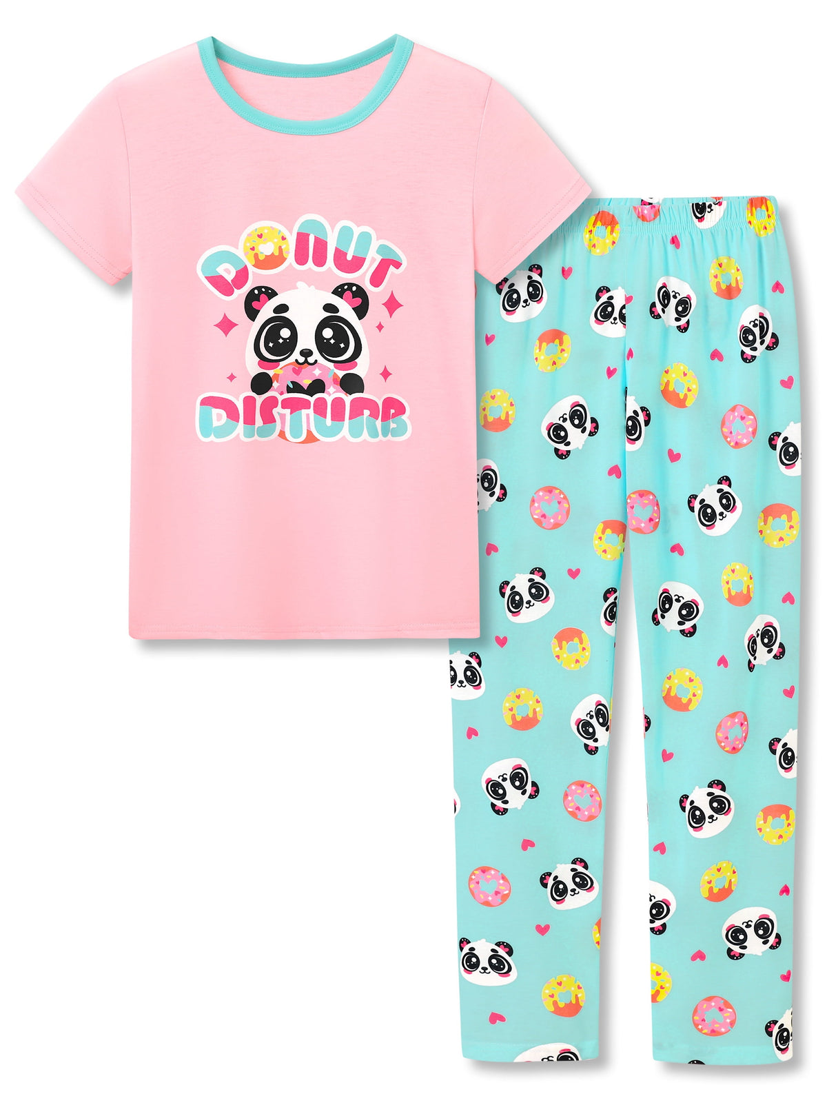 Topgal Soft Big Girls Christmas Pajamas 2-Piece Long Sleeve & Pants Snowman Jammie Set PJS for Tween Kids Size 10 (Part 2 of 2)