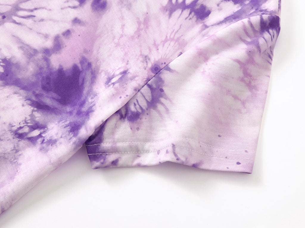 Topgal Tween Girls Pajamas Tie Dye Rainbow Unicorn Cotton Tank Top & Shorts PJS Size 18