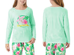 Topgal Soft Big Girls Christmas Pajamas 2-Piece Long Sleeve & Pants Snowman Jammie Set PJS for Tween Kids Size 10 (Part 1 of 2)