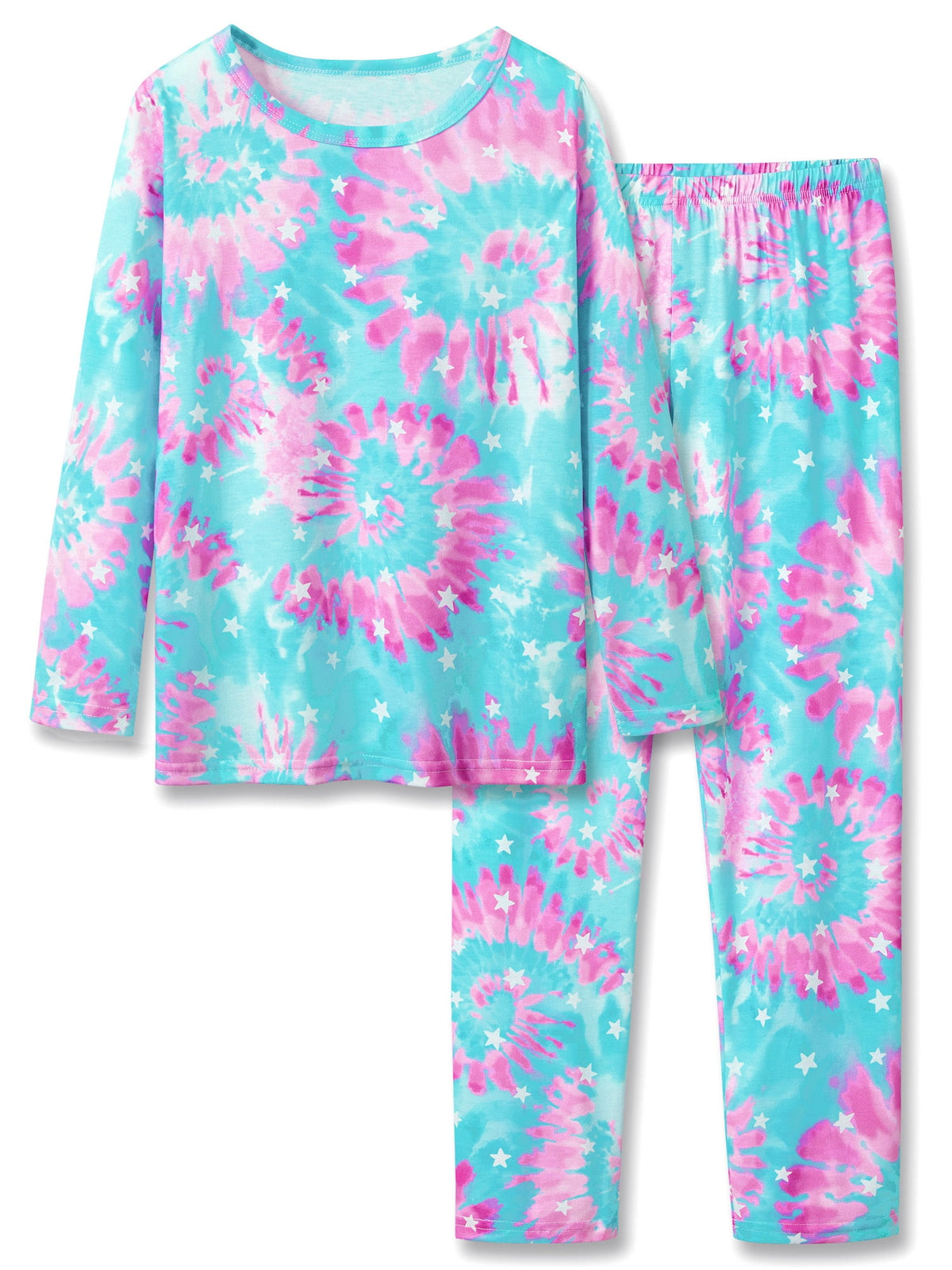 Topgal Soft Big Girls Christmas Pajamas 2-Piece Long Sleeve & Pants Snowman Jammie Set PJS for Tween Kids Size 10 (Part 1 of 2)