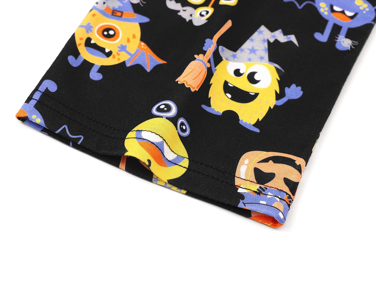 Topgal Boys Long Sleeve Cozy Pajamas Set 2 Piece Seasonal Jammie Shark Pizza All-over Print Grahic PJs Set for Kids Size 10