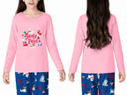 Topgal Soft Big Girls Christmas Pajamas 2-Piece Long Sleeve & Pants Snowman Jammie Set PJS for Tween Kids Size 10 (Part 2 of 2)