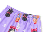 Topgal Satin Pajamas for Girls Beige & Pink Leopard 2 PC Short Sleeves Teen Girl Silky Nightwear Size 10 (Part 2 of 2)